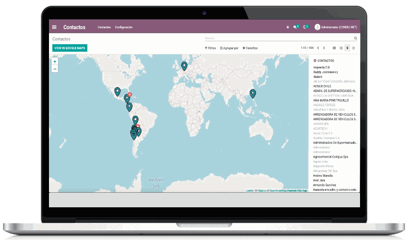 Odoo - Prueba 1 a tres columnas